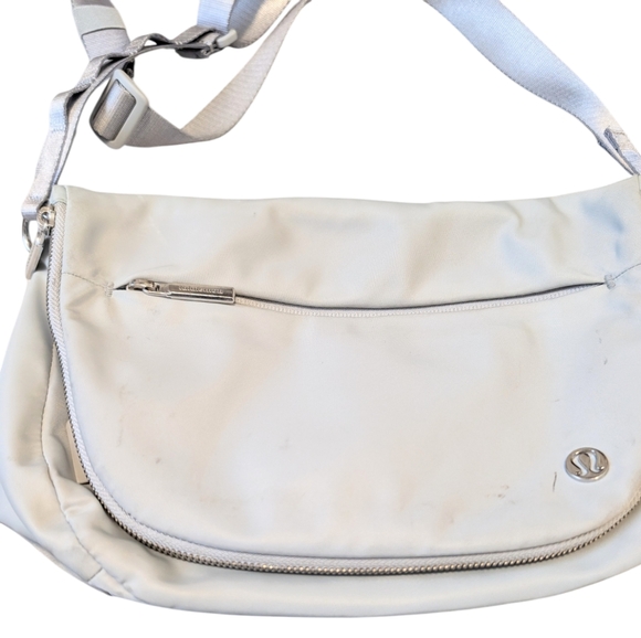 Lululemon All Night Festival Bag Zip Top Seal Grey - Picture 4 of 16